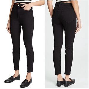 FRAME Ali High Rise Cigarette Black Stretch Jeans Classic 5 Pocket Size 29